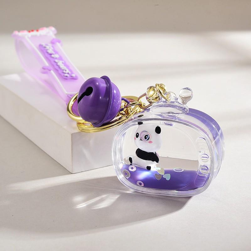 Panda Acrylic Keychain: Car Pendant, Backpack Accessory, Couple Gift