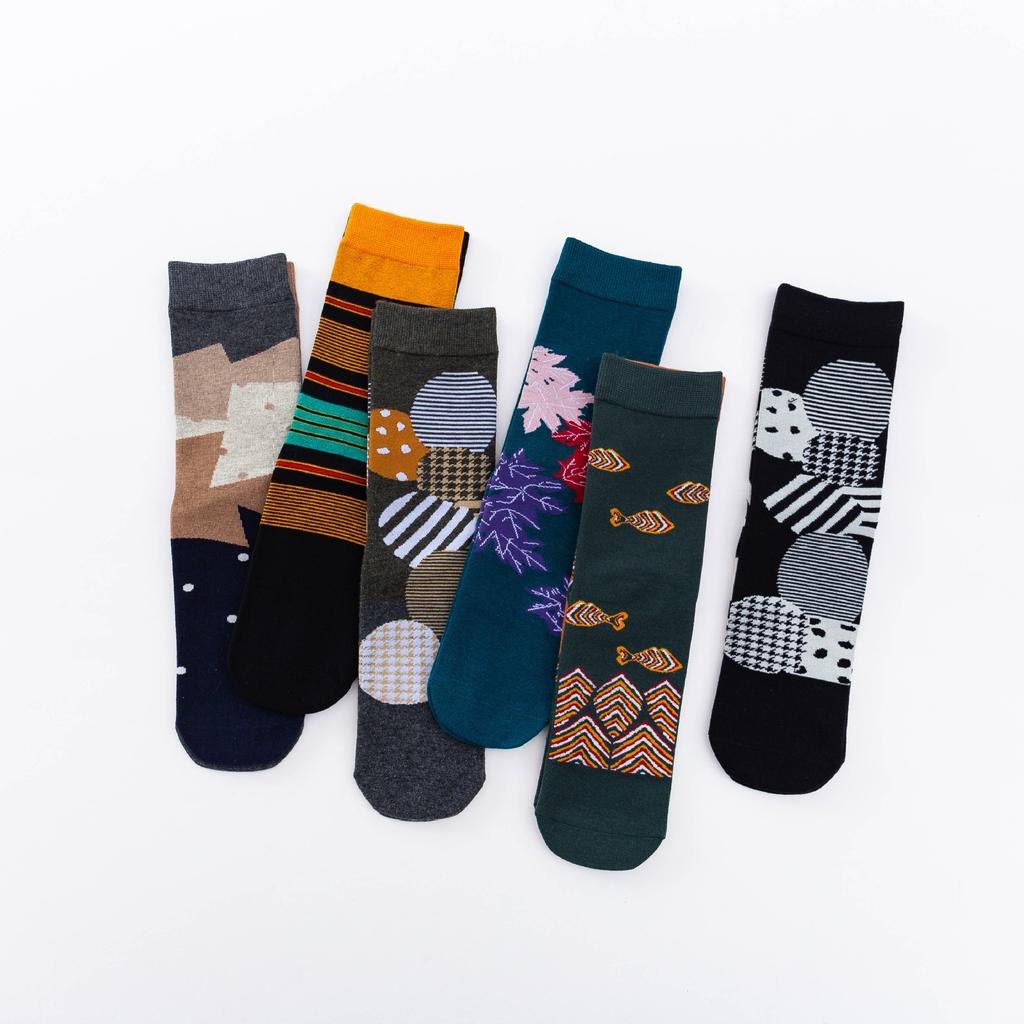 20 Straight Socks Couple Socks Comfortable Cotton Socks Mandarin Duck Socks Creative Illustration Socks