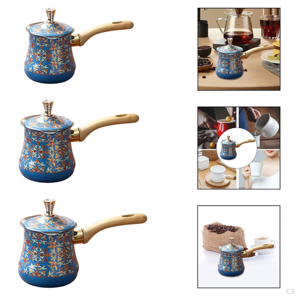 Schokoladen-Kaffeemaschine mit Ausgießer gegen Verschütten und komfortablem Griff für die Küche