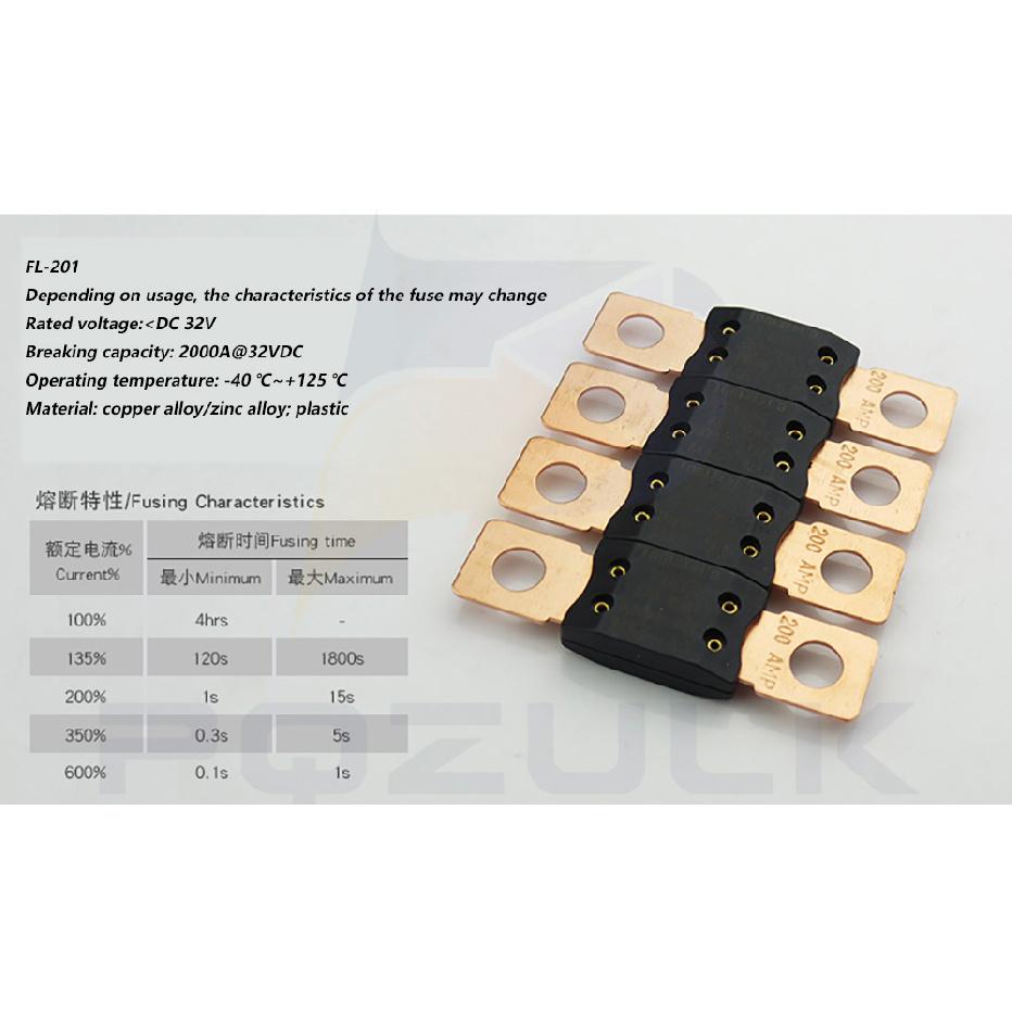 0298 40A 50A 60A 80A 100A 125A 175A 150A 200A 250A 300A 400A MEGA Fuse Auto Fuse Car Boat Motorcycle Blade Fuses For Littelfuse Fuse Holders1