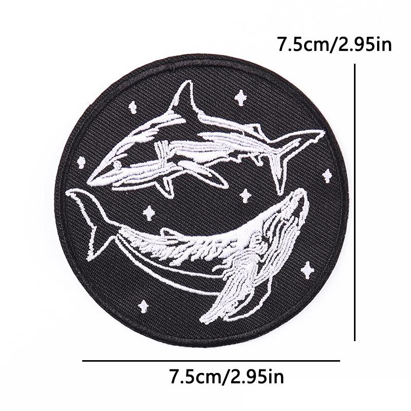 Aufbügelbares besticktes Abzeichen Outdoor-Abenteuer-Design Kosmischer Pilz Astronaut Für Jeansjacke Hut Tasche DIY Personalisierbare Dekoration