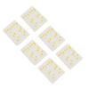 36PCS Drum Dampeners Gels Silicone Gel Pads Soft Drum Dampeners for Drums Cymbals Tone Control Yellow White Dots