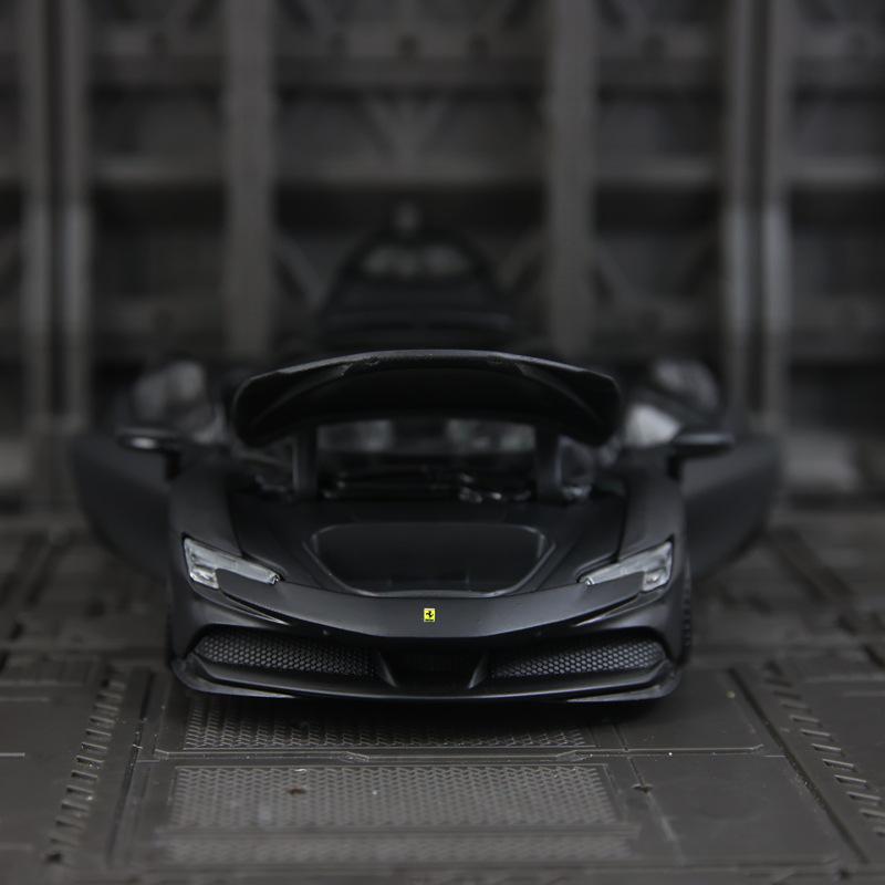 Bimei 18-26028 SF90 Stradale Alloy Supercar Model Ornament Gift