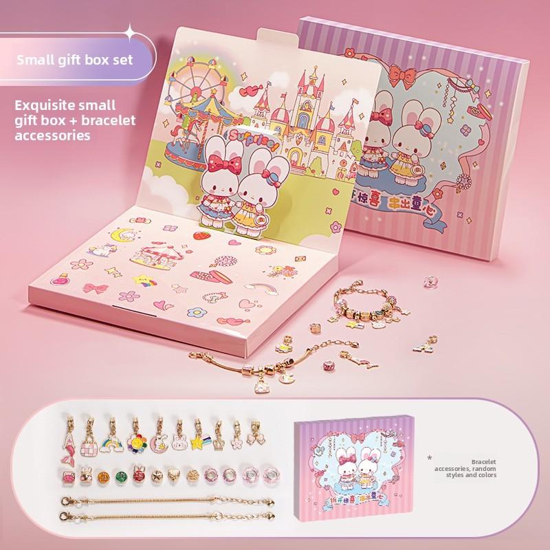 

Набор детских бусин для рукоделия Пластиковые компоненты для украшений Эмоциональное развитие Визуальное Style A