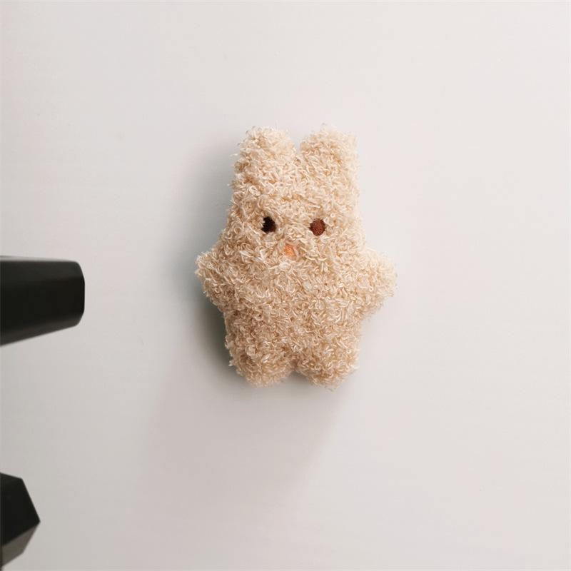 Ins Korean Bear Children's Room Door Rear Handle Silent Anti-collision Sticker Cushion Anti-Bump Wall Protector Door Stopper