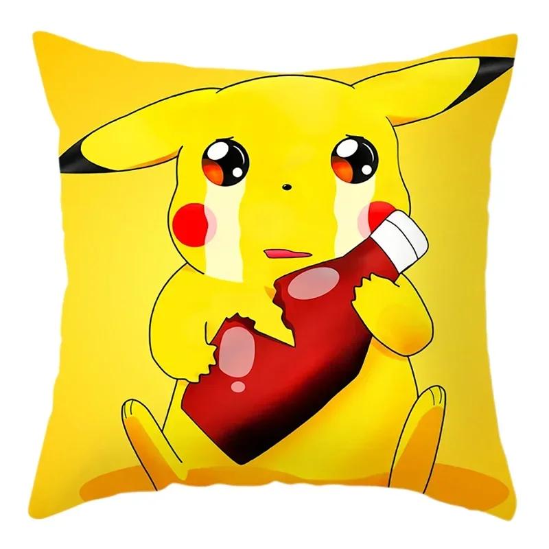 Cartoon Throw Pillow Covers Living Room Decoration Printed Sofa Cushion Cover Polyester Soft Pillowcase