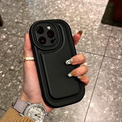 Luxury Soft Candy Liquid Silicone Phone Case For iPhone 11 12 13 14 15 Pro Max Shockproof Bumper Back Cases Cover