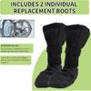 Dog Paw Wound Recovery Boot, Lick-Proof Protection, Non-Slip Pet Shoe with Self-Adhesive Strap, Soft Protector for Medium To Large Dogs, 2PCS (L)