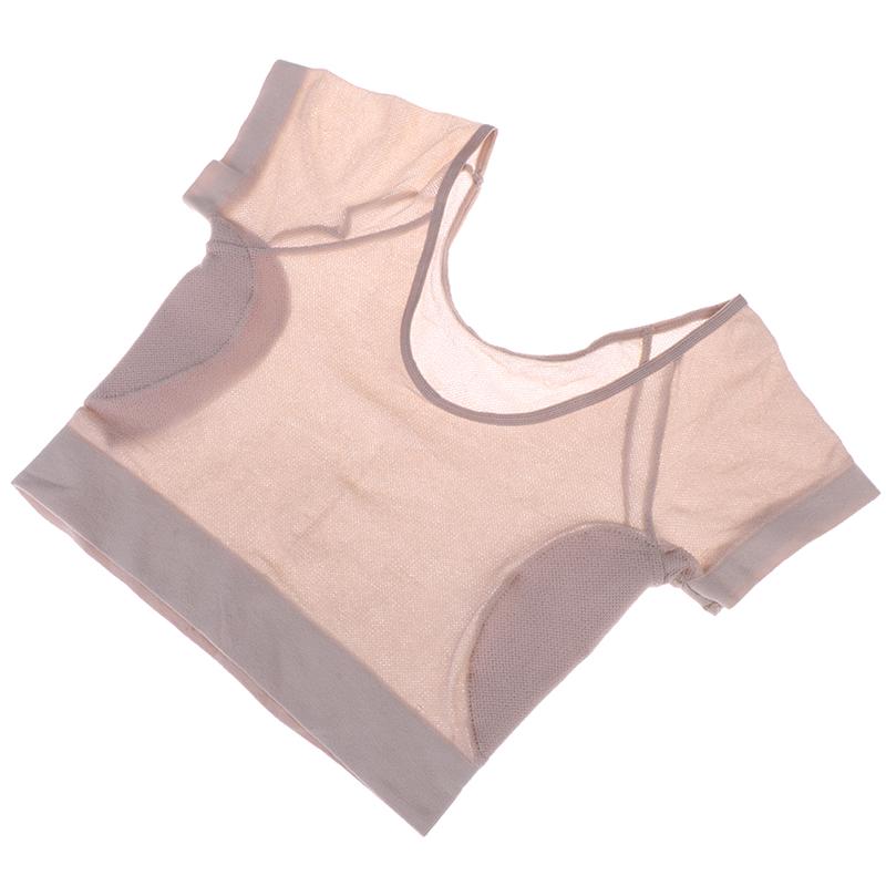 1X Underarm Sweat Pad Vest Top Armpit Excessive Perspiration Menopause Shield