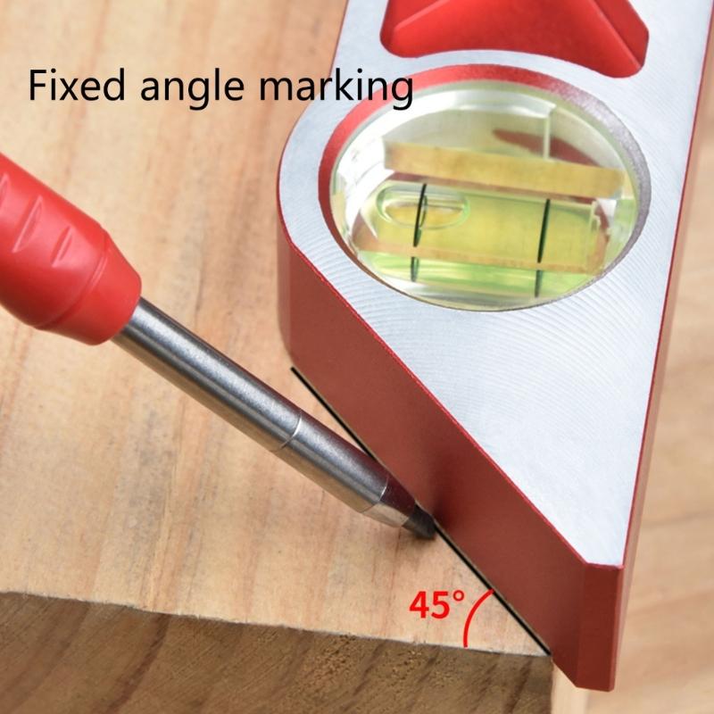 Portable Pocket Level Ruler Aluminum Alloy Measuring Level RulerVersatile & Durable Measuring Tool for Everyday Use