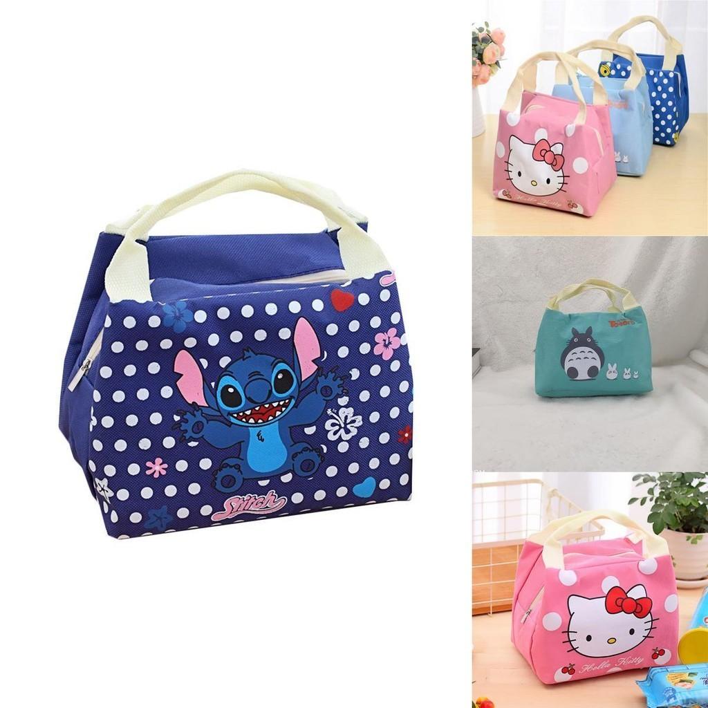 Doraemon Totoro Stitch Waterproof Cute Lunch Bag With Large Capacity
