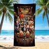 1Pc Bugs Bunny Show Compilation Beach Towel Quick Dry Multiuse For Beach Pool Gym Yoga Home Travel Christmas Halloween Xmas Gift S17