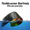 RGB LED Beads Flexible LED Display HD Full Color LED Screen Programmable LED Sign  Glasses