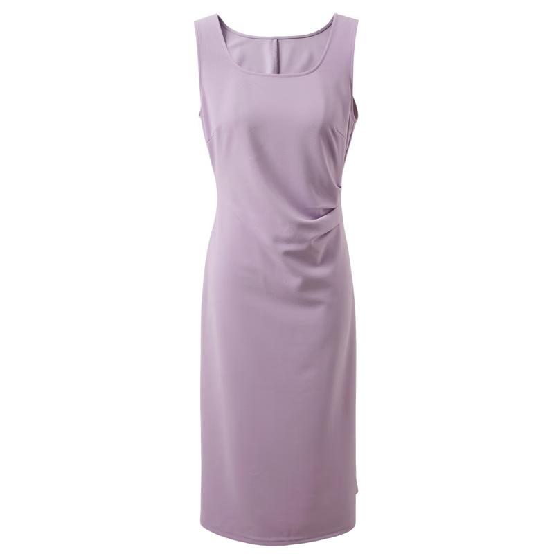 Sancai French Square Neck Sleeveless A-Line Vest Dress M