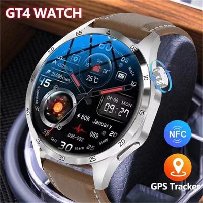 SACOSDING Nou ceas inteligent Ceas pentru bărbați 4 Pro Ecran AMOLED Apel Bluetooth NFC Monitorizare sănătate Smartwatch 2024 Ceas nou GT 4