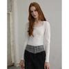 EgoisT Square Neck Lace PaTch T shirT  er3oTl07 