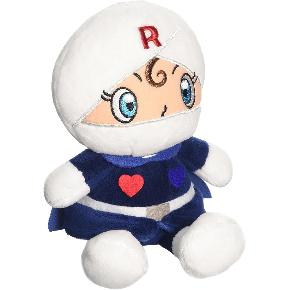 Sega Toys Anpanman Puri Chii Beans S Plus Roll Panna Plush Toy 20cm