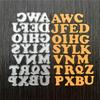 Square Lace Metal Cutting Dies Numeric Alphabet Scrapbooking for Card Making DIY Embossing Cuts Craft Pattern