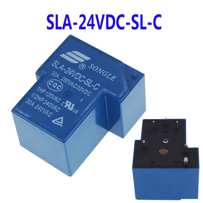 2PCS Power Relays SLA-05VDC-SL-C SLA-12VDC-SL-C SLA-24VDC-SL-C 5V 12V 24V 30A 6PIN T90 New and Original Relays 5
