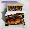 Germany Football Printed Bedding 3 Piece Set Cozy Breathable Bed Cover Set as Housewarming Holiday Gift