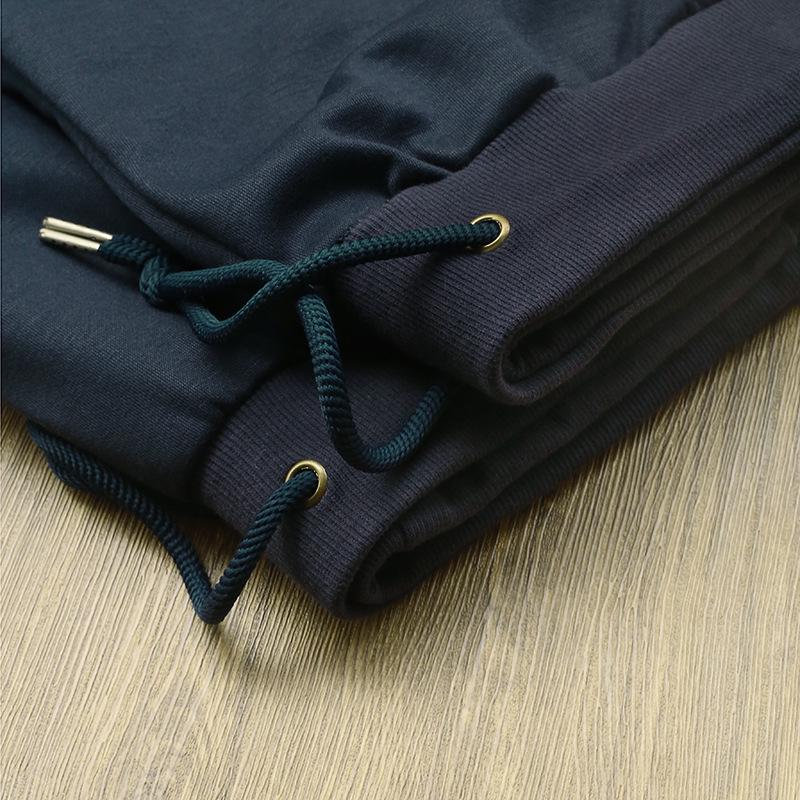 2022 Men's Plus Size Lambswool Hoodie - Solid Color, Thick, European & American Style