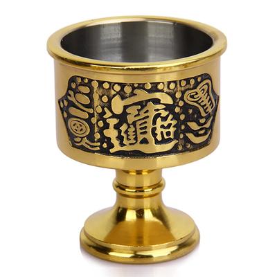 Kubek na wodę Feng Shui Kubek na wodę Powodzenia Kubek miedziany Towary Feng Shui Figurka Feng Shui Element Feng Shui do wnętrz Modlitwa o szczęście finansowe