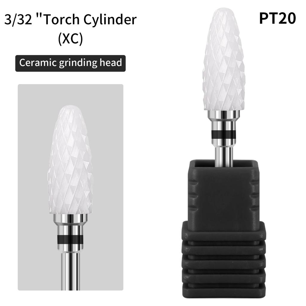 25 Types Ceramic Milling Cutter Nail Drill Bit Electric Manicure Pedicure Mill Bits Machine Files Nail Art Tools Equipment