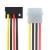 Kabely SATA Power Splitter 1 x 4pinový na 5 x 15pinový SATA napájecí adaptér/převodník pro pevný disk PC serveru