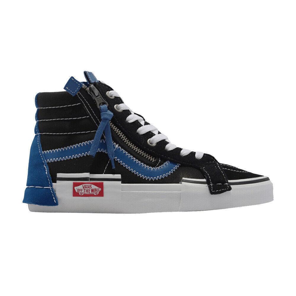 Vans Sk8-Hi Reissue CA  Black Myconos Blue  VN0A3WM15FC Men s Shoes 37