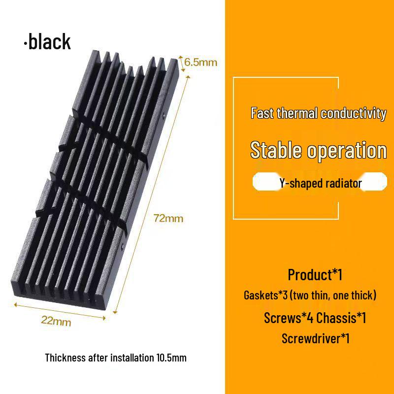 M2 SSD Heat Sink Vest - Pure Copper 2280 Radiator for NVMe (Purple Copper)