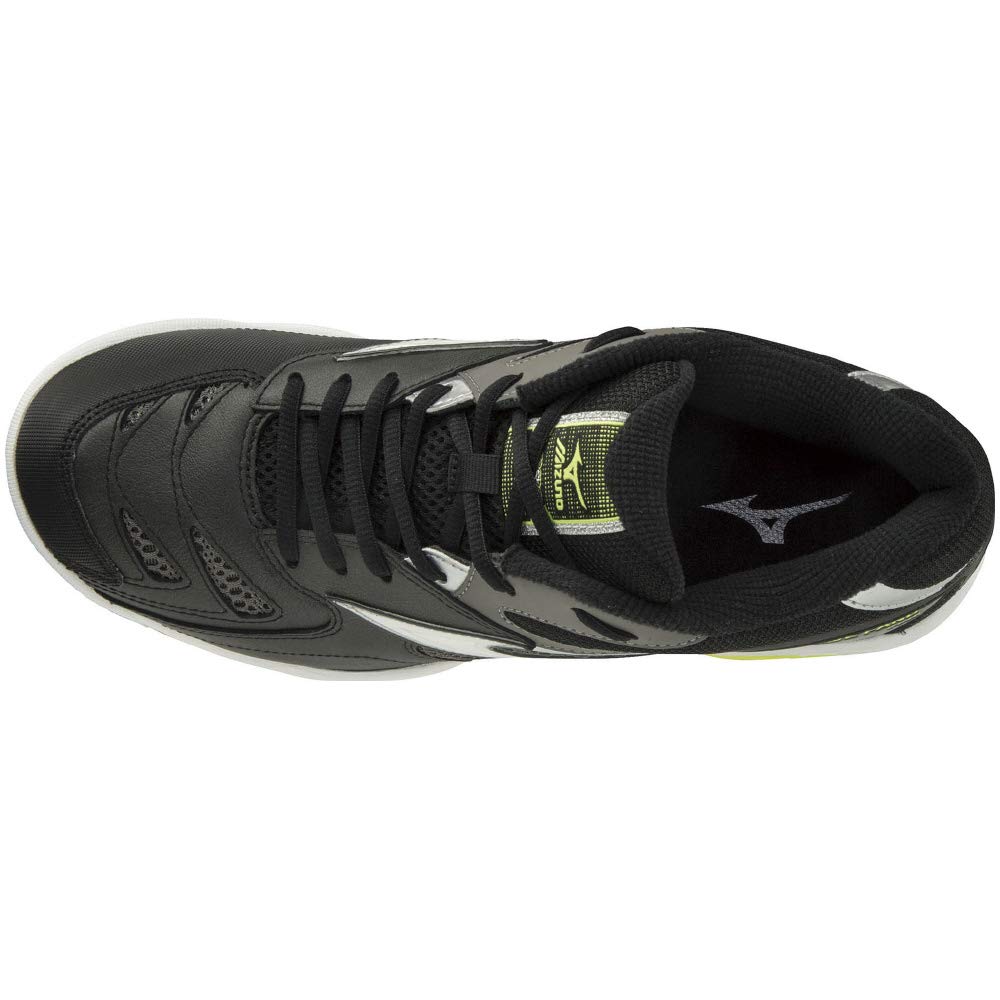Mizuno Badminton Shoes Wave Fang PRO MID cm 3E Black/White/Yellow 23.0
