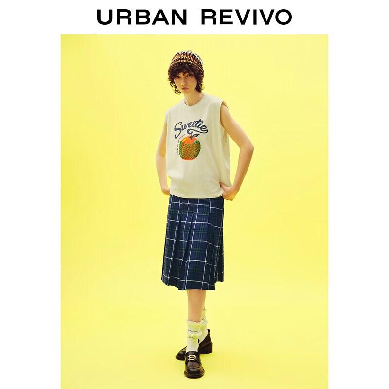 UR2026 Damen T-Shirt ohne Ärmel mit lustigem Print