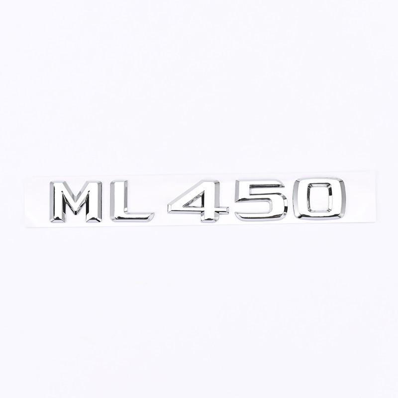 Compatible Mercedes-Benz ML Series Rear Emblem: ML300, ML320, ML350, ML400, ML450
