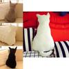Entzückendes Plüsch Rücken Katze Spielzeug Sofa Kissen Kissen Perfekt für Gemütliche Heimdeko