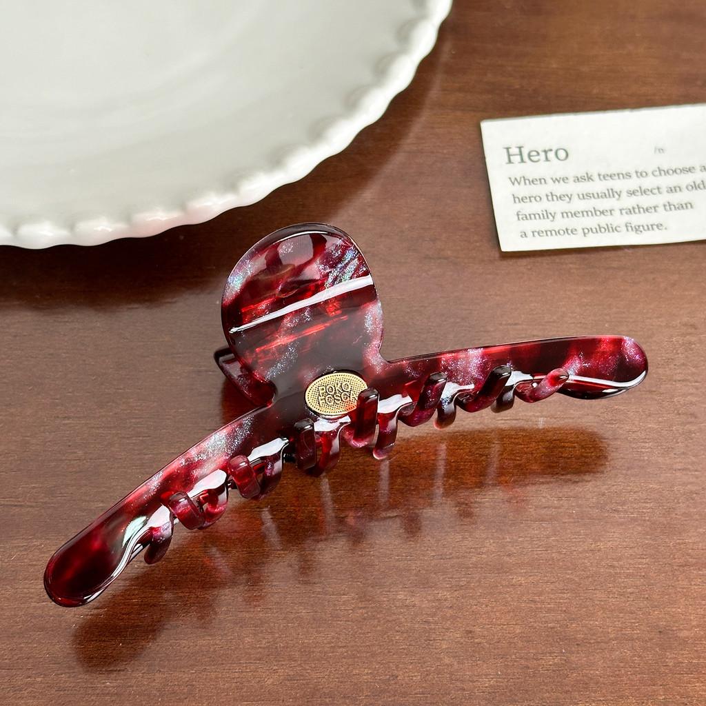 Handmade Acetate Chic Hair Claw Clips For Effortless Updos In Fashionable Colors