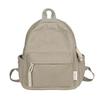 Schoolbag Corduroy Small Backpack Women's Fashion Spring New Japanese Ins Simple Versatile Travel Shopping Soft Girl Backpack