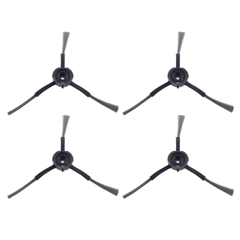 

4 шт. Боковые щетки Щетка для чистки углов Пластиковая текстура Принадлежности для уборки дома Идеально подходят для роботов-пылесосов 1