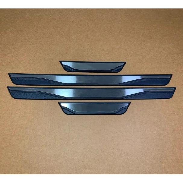 For Volkswagen VW Polo 2011 -      2024 Door Sill Cover Kick Scuff Plate Guard Pedal Car Styling Accessories