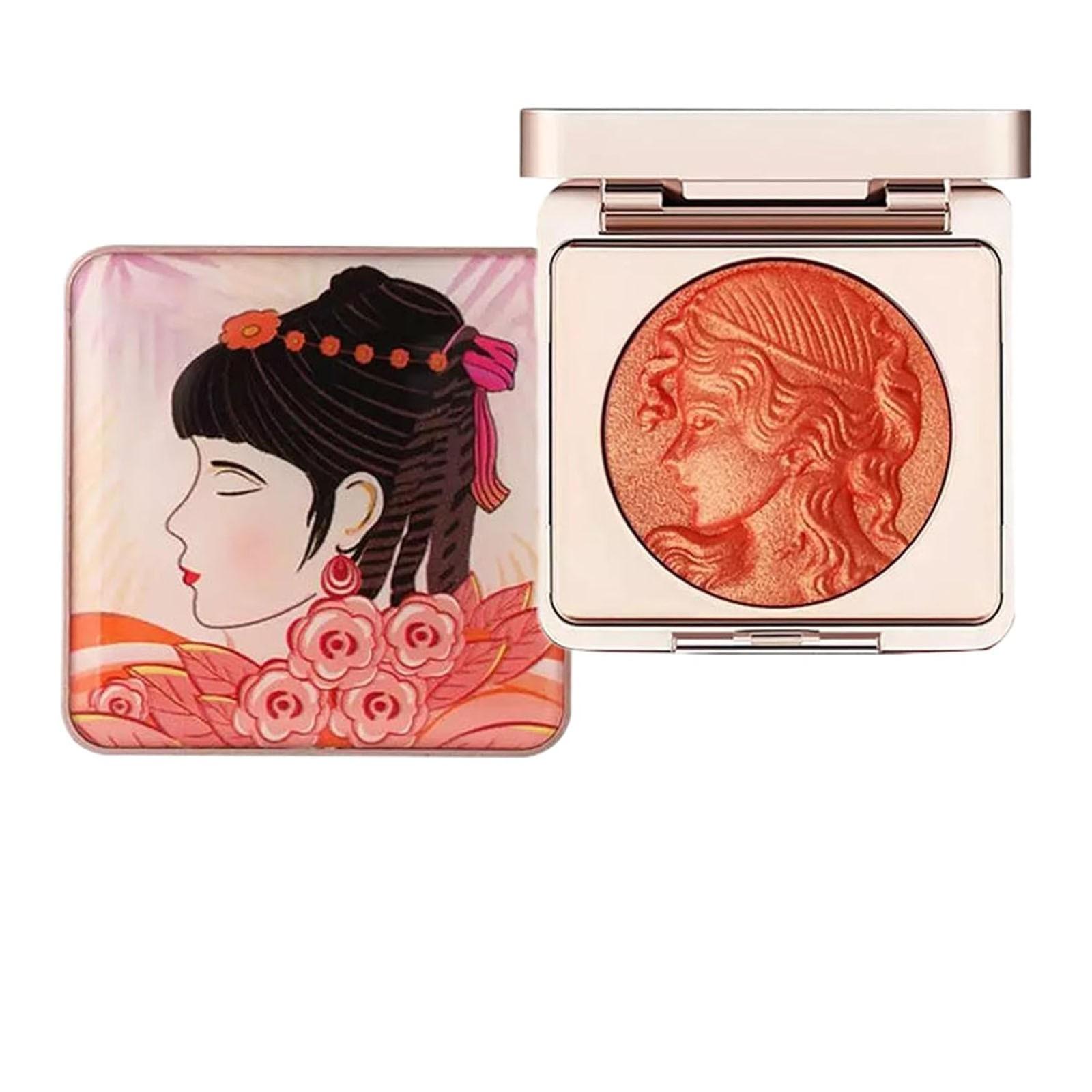 

Smart Girls Book Монохромные румяна Естественный телесный макияж Fine Flash Оранжевые отбеливающие контурные осветляющие палитры румян One Size