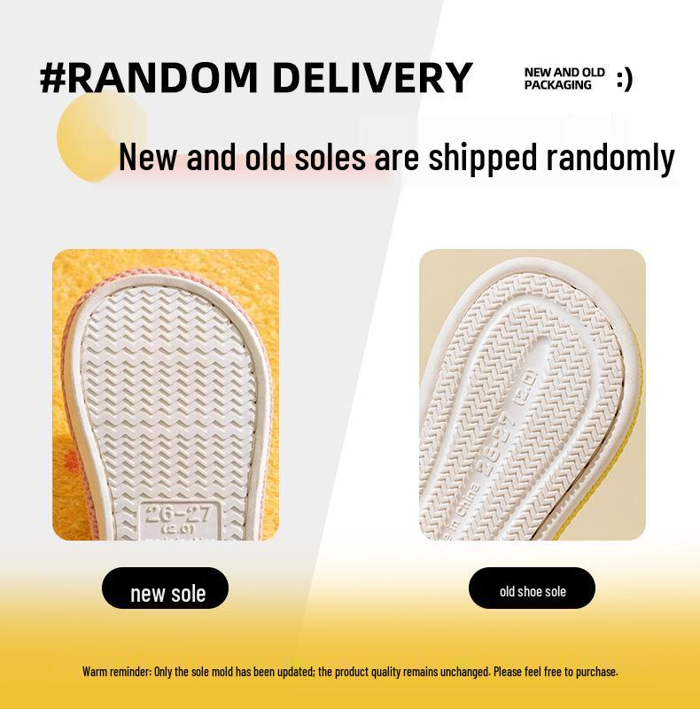Xinwang Rabbit Linen Slippers for Kids: Summer Indoor Silent Cotton Slippers for Men and Women.