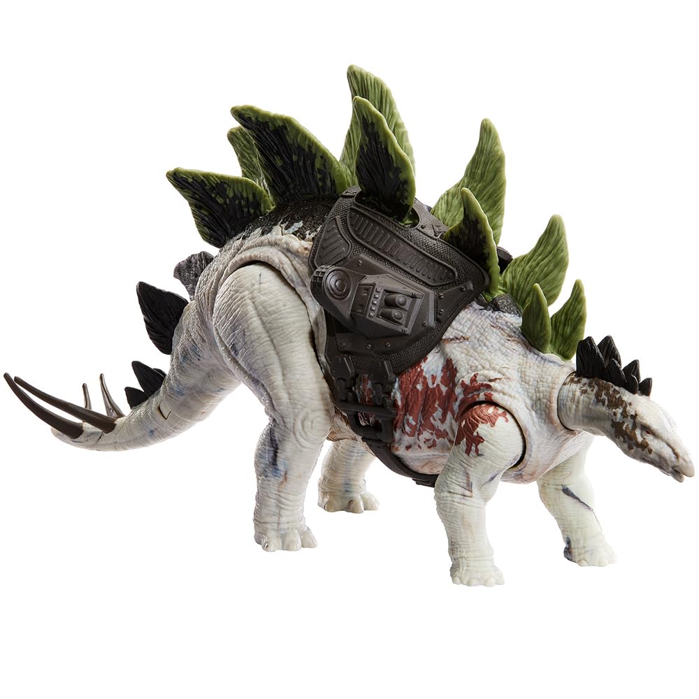 

Большой стегозавр Mattel Jurassic World возрастом 10 лет и действие HLP24! [Общая длина приблизительно. 35см] [4 вверх] зелёный