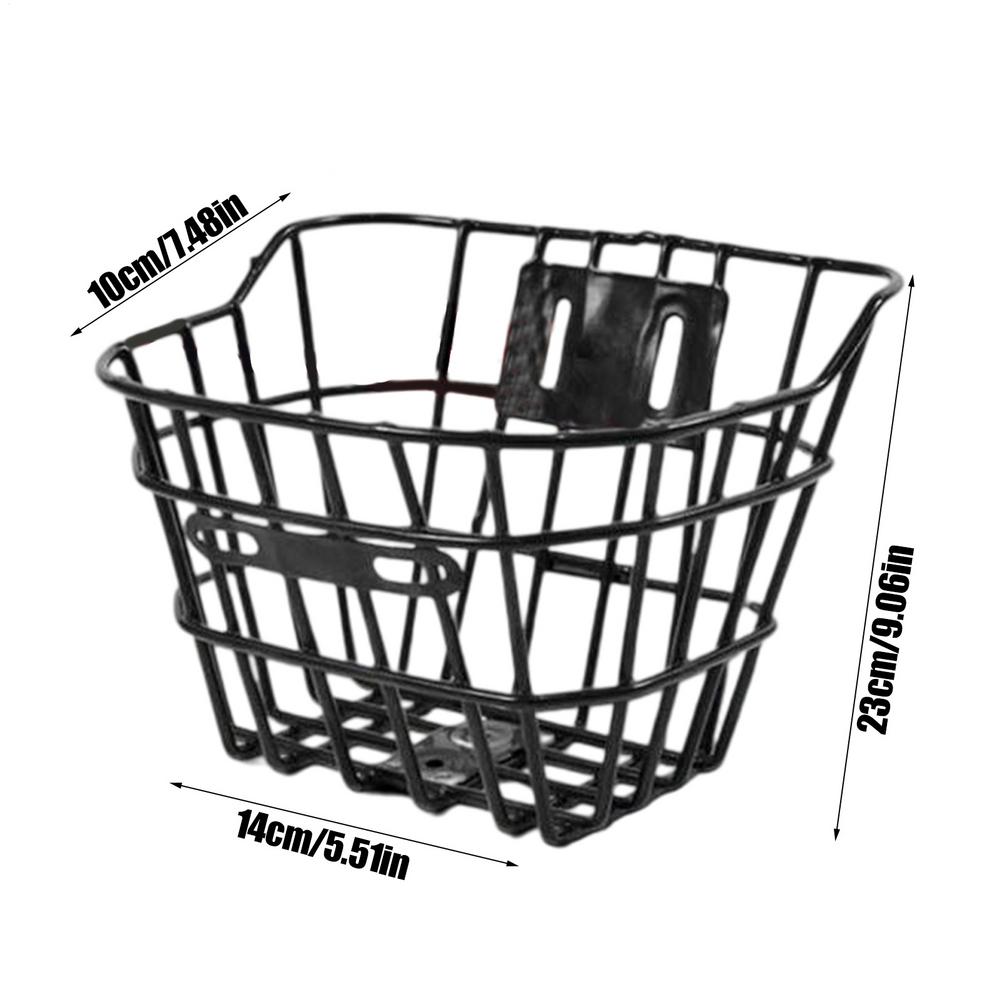 Cycling Basket Front Large Capacity Front Mount Bikes Basket Accessories Storage Attachment Carrier Holder For Adult Mountain