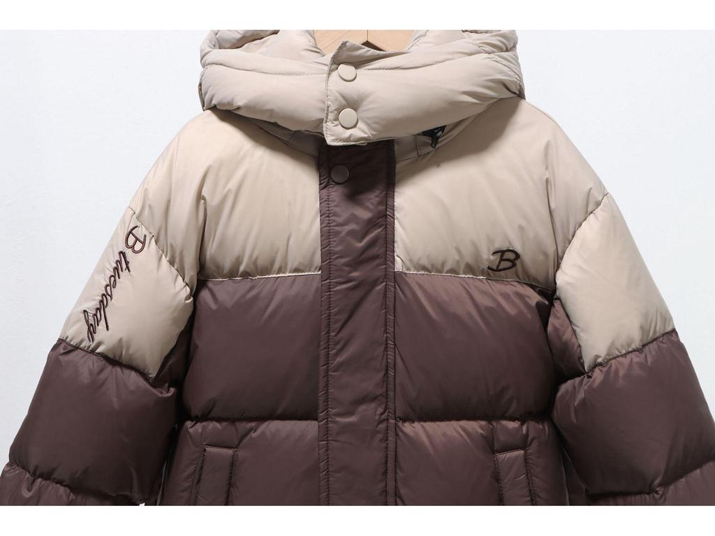 2025 Kids' Winter Hooded Down Jacket - 90% White Duck Down