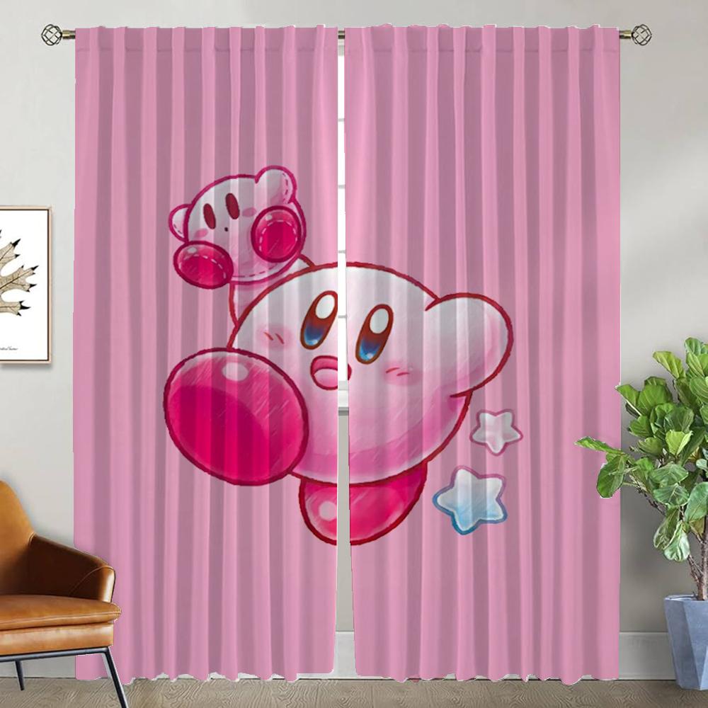 

Modern Living Room Curtains 2 Pieces K-Kirbyes Tulle for Bedroom Shades Blackout Curtain Home Interior Curtains Partition Camera W50xH70cmx2pcs-CL