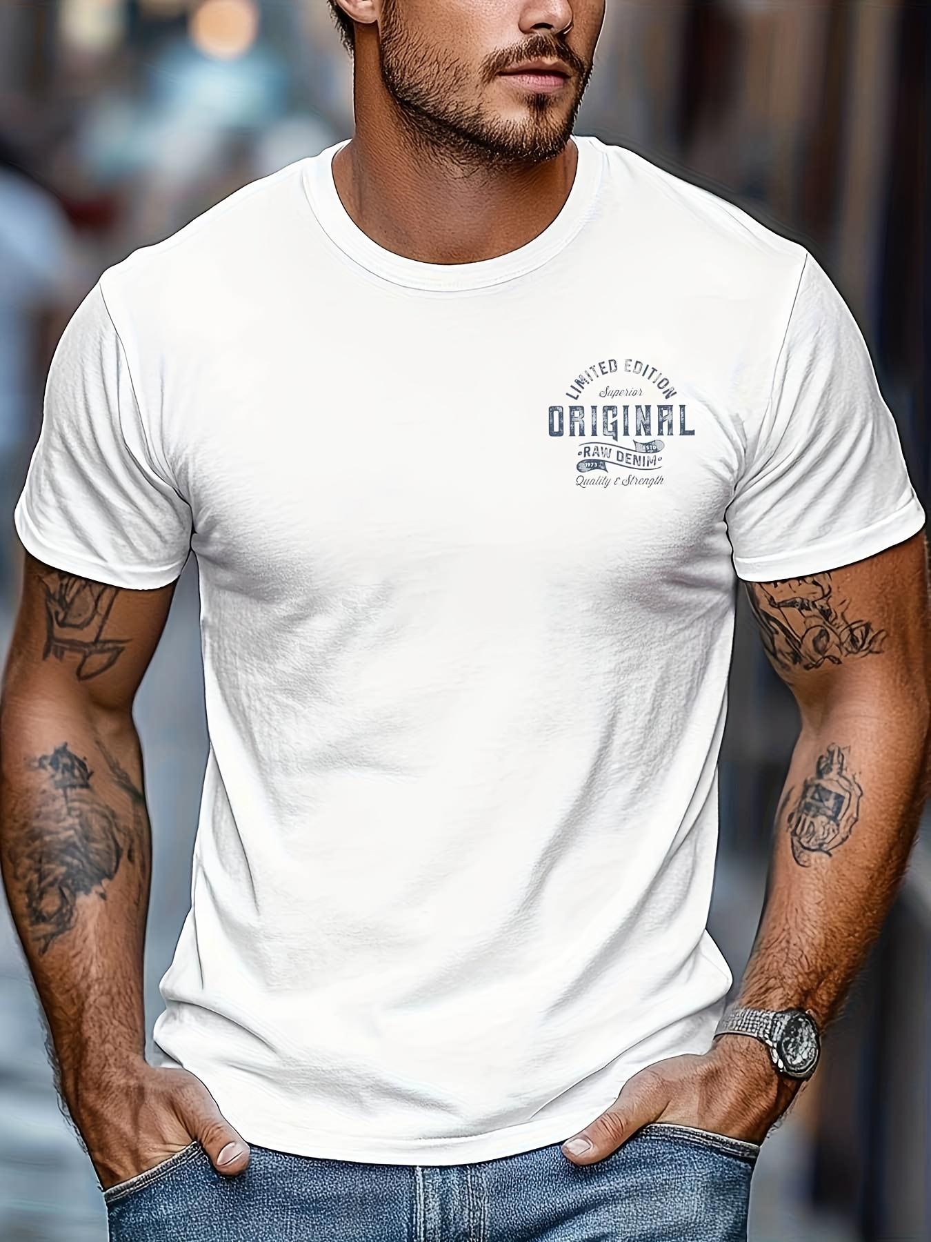 GUOYAN TOP Bestseller: Retro print, 100% katoen, T-shirt voor dames en heren, zomer, herfst, dagelijks gebruik, sport, feestjes, casual, los model, streetwear, korte mouwen. L