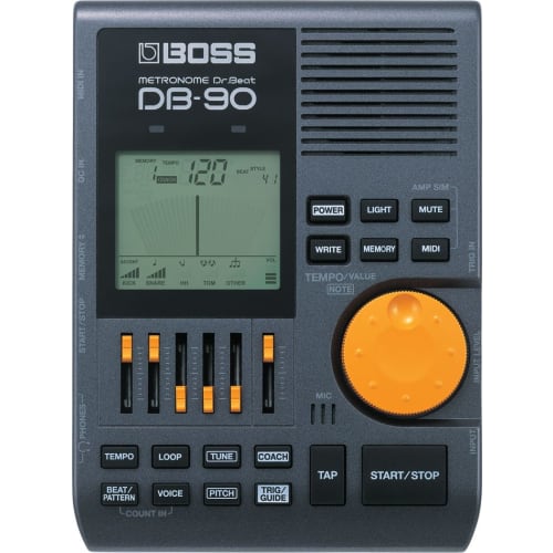 

BOSS Dr. Beat DB-90 Metronome with Rhythm Training Function for Drum, Instrument, and Live Performances. Dr. Beat Tempo Practice for Drum and Bass Tra