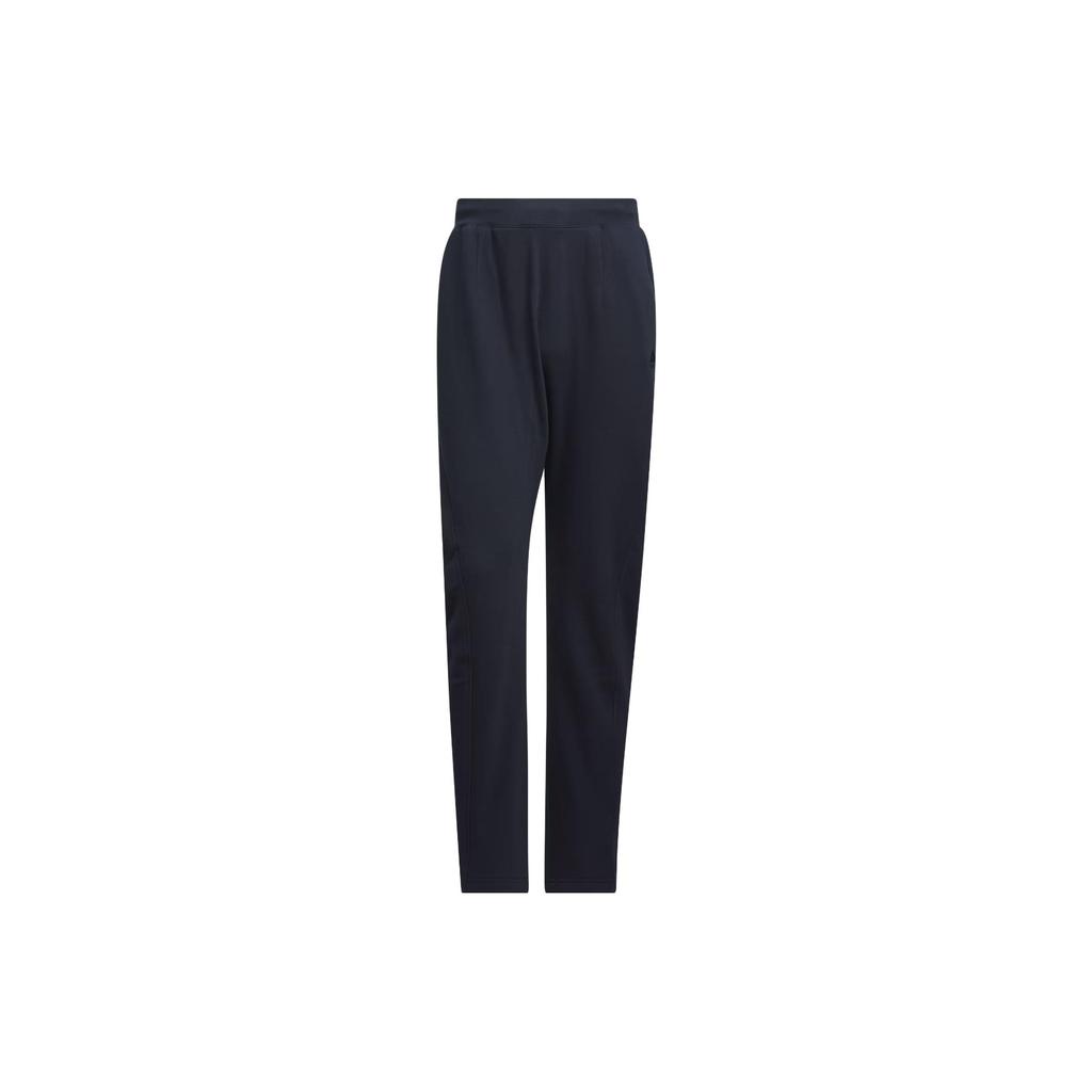 Adidas All Season Full-Length 3D Embroidered Detail Loose Knit Sweatpants Men Bottoms Legend-Ink-Blue IX6818