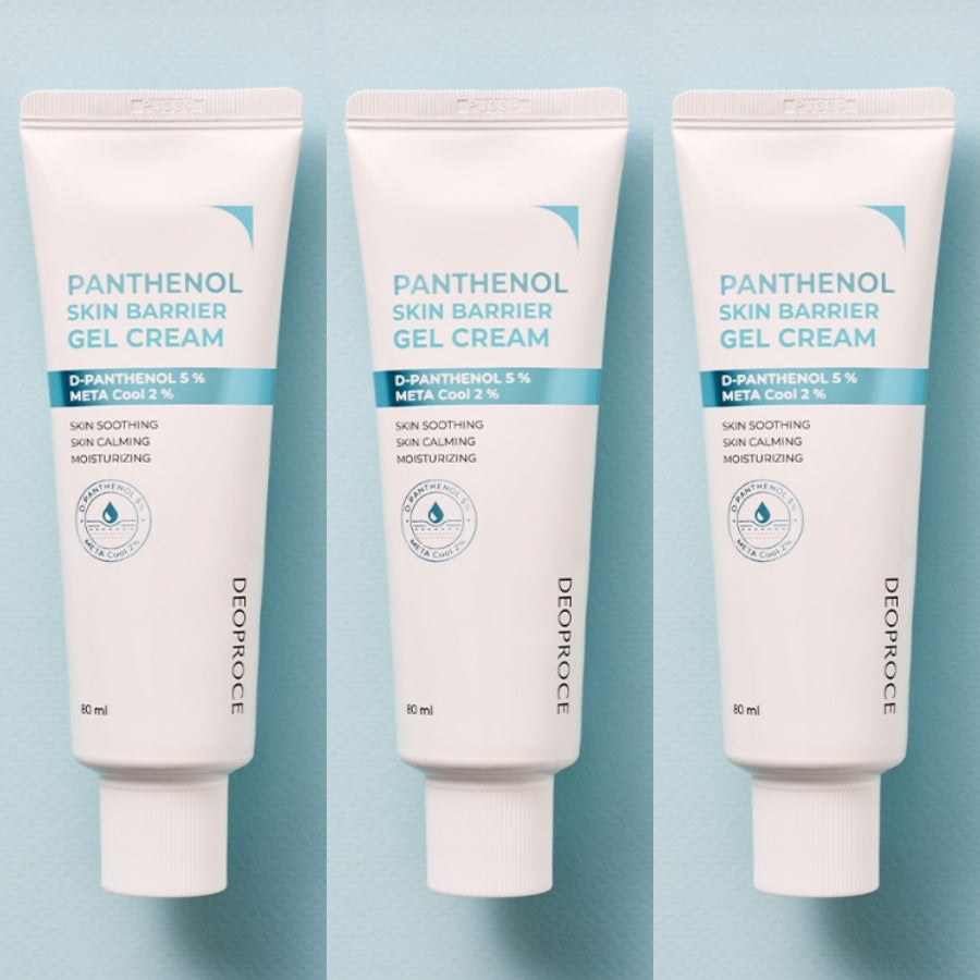 Deoproce Panthenol Hautbarriere Gelcreme 80ml*1Stück/2Stück/3Stück/4Stück
