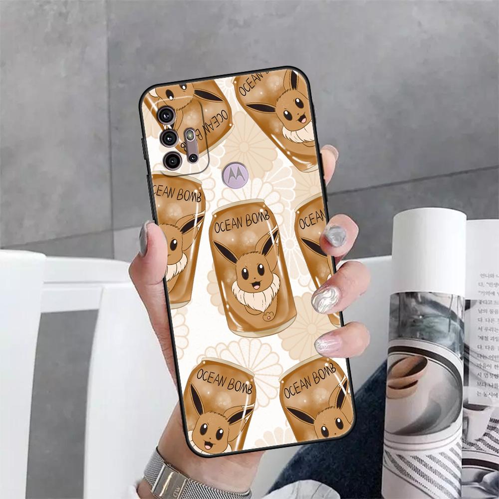 Pouzdro pro Motorola G30 One Fusion Plus G9 Play G60 E30 G8 Power Lite G50 Edge 20 Hyper G200 Kryt na telefon Pokemon Funda Capa