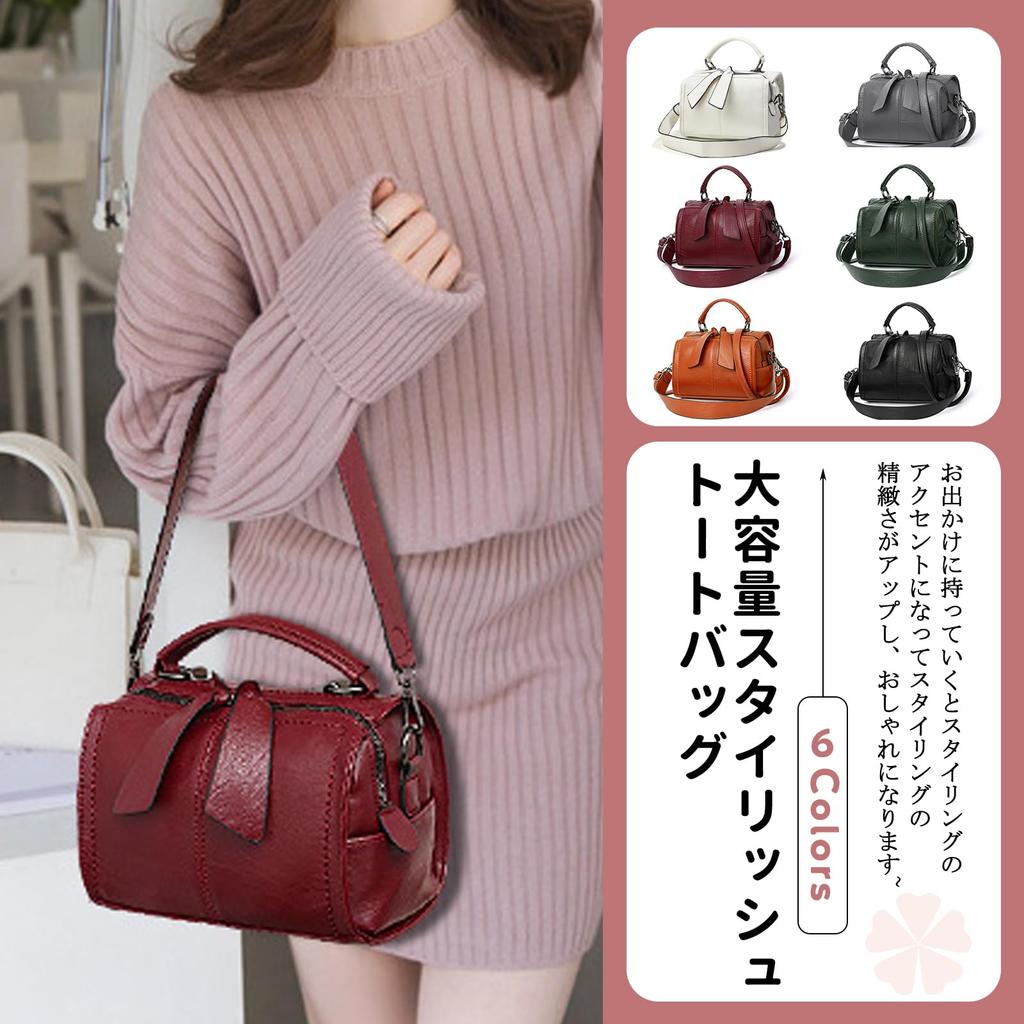 Mini Boston Shoulder Crossbody with Side Shoulder Back Perfect for and More NICOLE&DORIS Bag, Leather, Women's, Horizontal, Handbag, 2-Way, Bag, Bag,